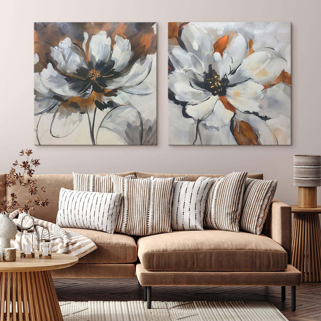 Painting of a flower Painting of a flower