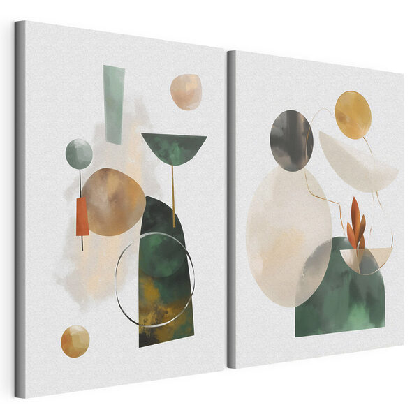 Impression sur toile modulaire Impression sur toile modulaire Deux images de formes différentes (UGS : m30393)