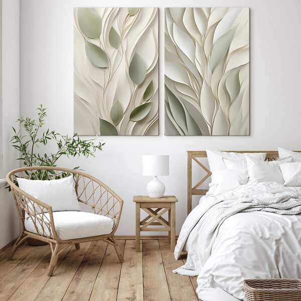 Nature-inspired patterns in soft hues Nature-inspired patterns in soft hues