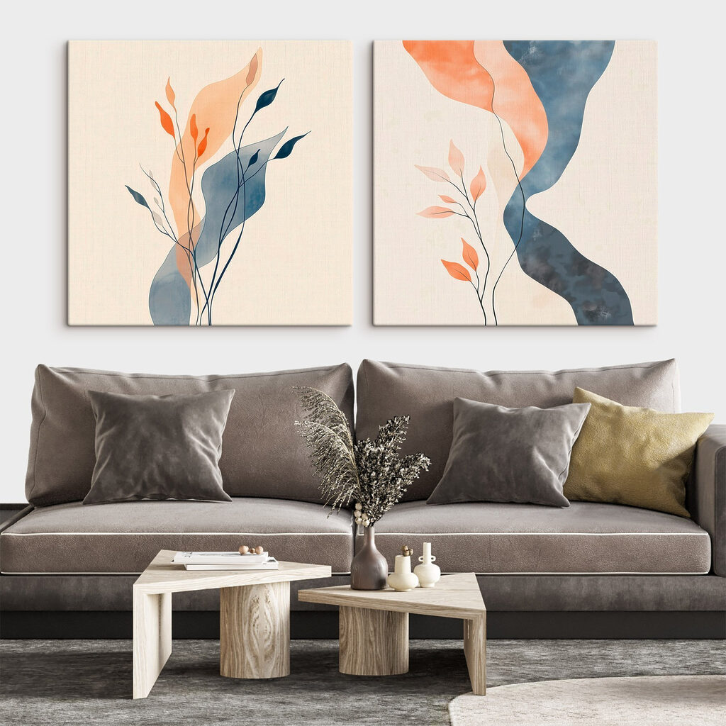 Gentle curves and warm hues combined Gentle curves and warm hues combined