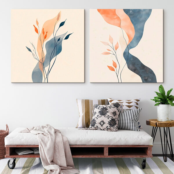 Gentle curves and warm hues combined Gentle curves and warm hues combined