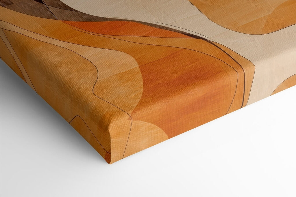 Flowing shapes in warm tones Flowing shapes in warm tones