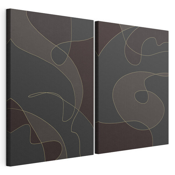 Impression sur toile modulaire Capture d'écran d'une image générée par ordinateur