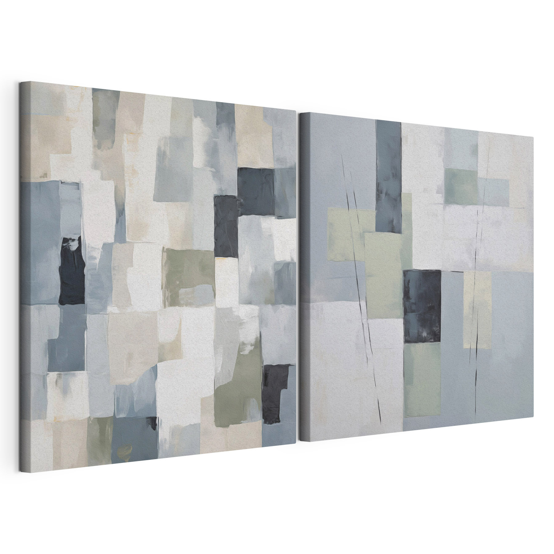 Painting of squares and rectangles Painting of squares and rectangles