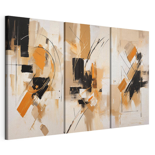 Peinture de différentes couleurs Impression sur toile modulaire Peinture de différentes couleurs