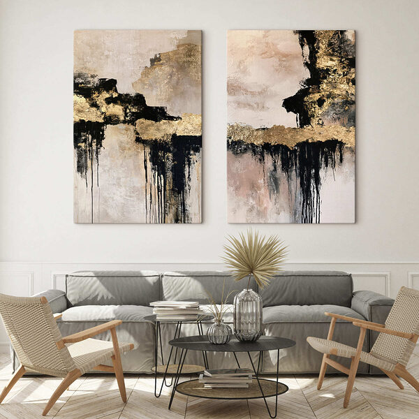 - Abstract elegance in muted tones - Abstract elegance in muted tones