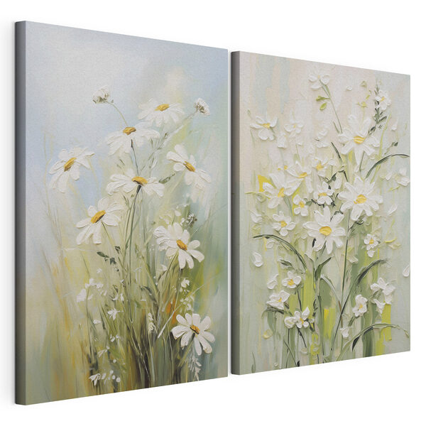 Peinture de fleurs sur toile Impression sur toile modulaire Peinture de fleurs sur toile