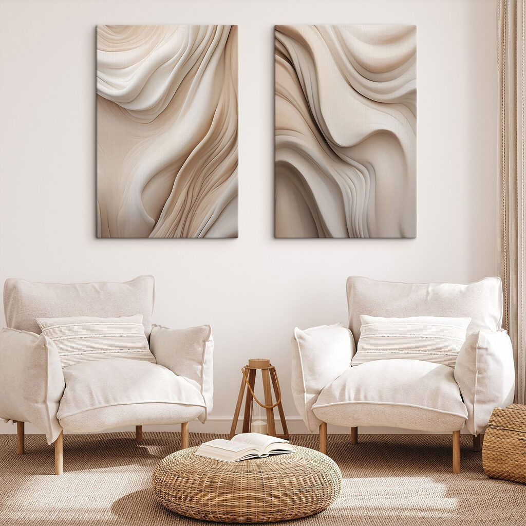 Soft curves in warm tones Soft curves in warm tones