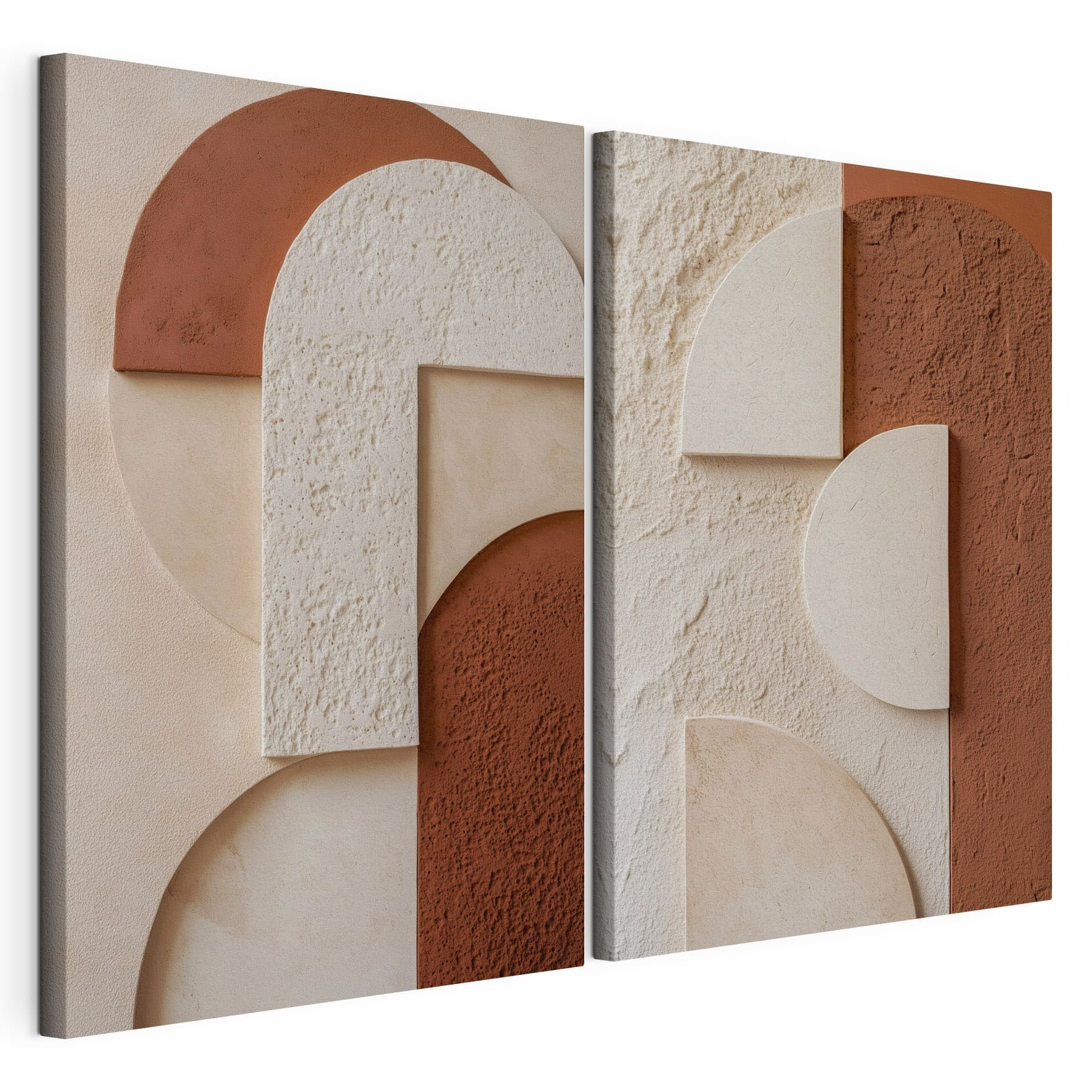 Elegant shapes in warm tones Elegant shapes in warm tones