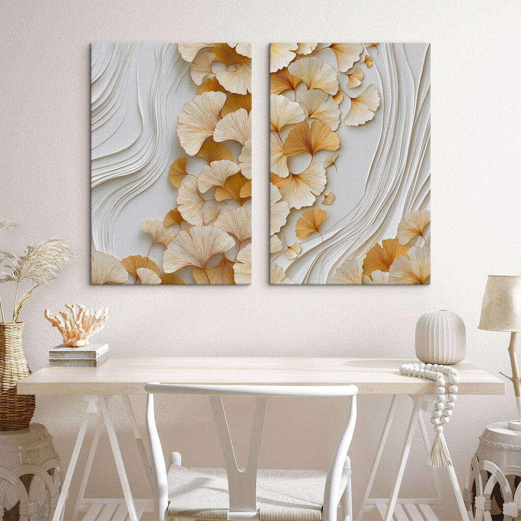 Flowing shapes with organic patterns Flowing shapes with organic patterns