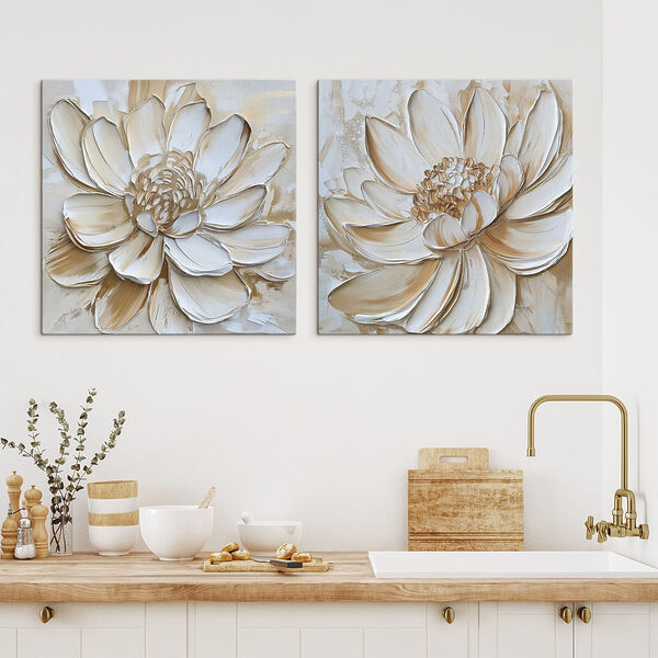 Serene blooms in soft hues Serene blooms in soft hues