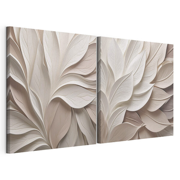 Des nuances délicates aux teintes douces Impression sur toile modulaire Des nuances délicates aux teintes douces