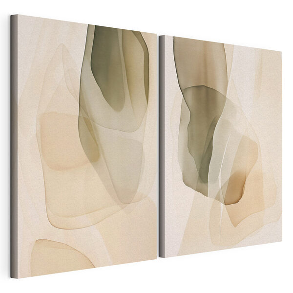 Des nuances délicates aux couleurs douces Impression sur toile modulaire Des nuances délicates aux couleurs douces