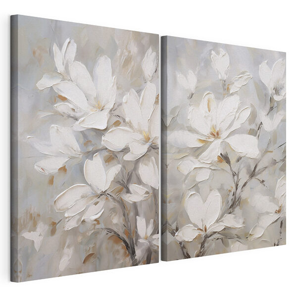 Peinture de fleurs sur toile Impression sur toile modulaire Peinture de fleurs sur toile