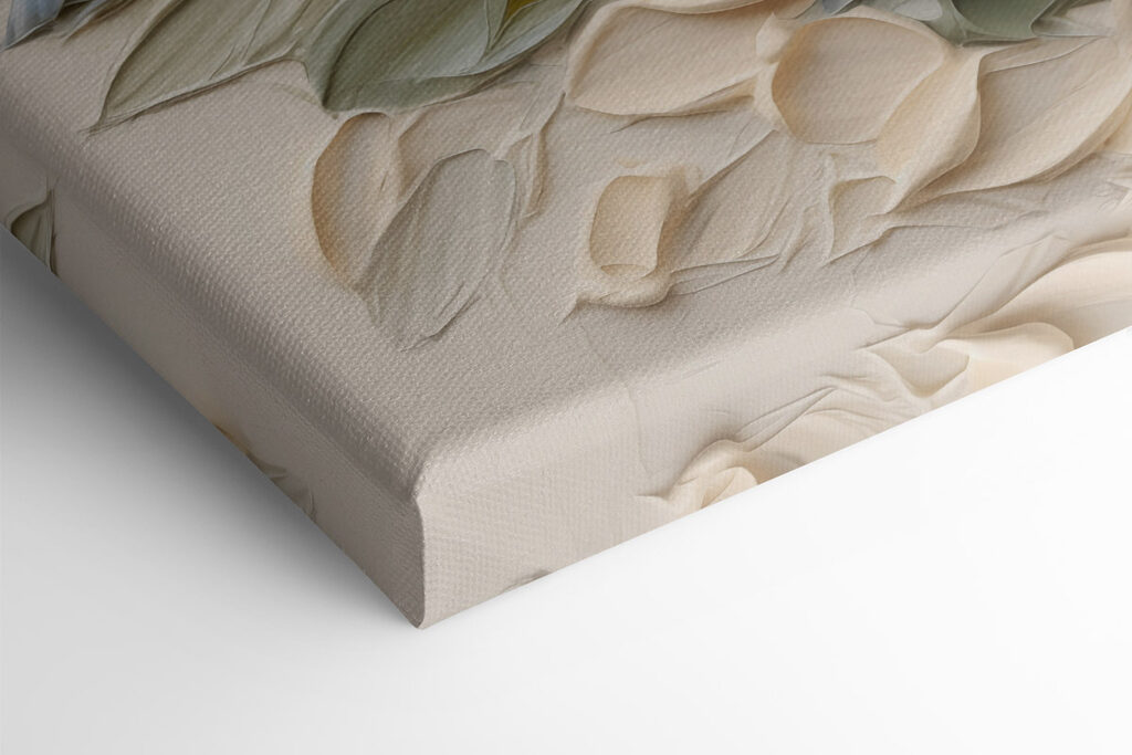 Elegant leaf composition in soft hues Elegant leaf composition in soft hues