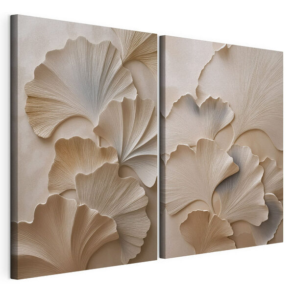 Une élégance naturelle dans un design fluide Impression sur toile modulaire Une élégance naturelle dans un design fluide
