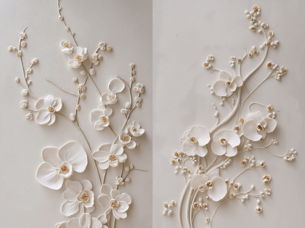 Elegant floral design in soft tones Elegant floral design in soft tones