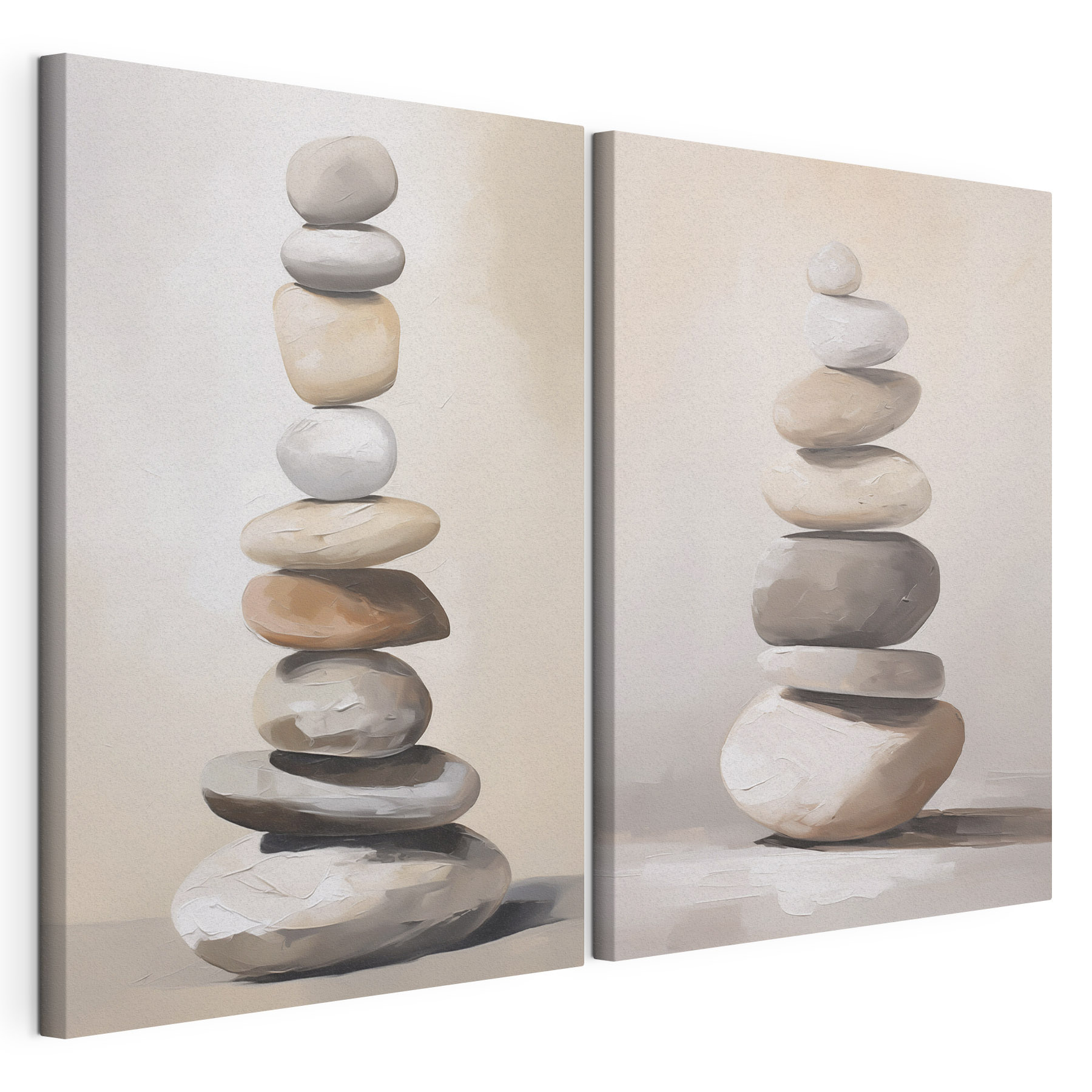 Painting of a stack of rocks Painting of a stack of rocks