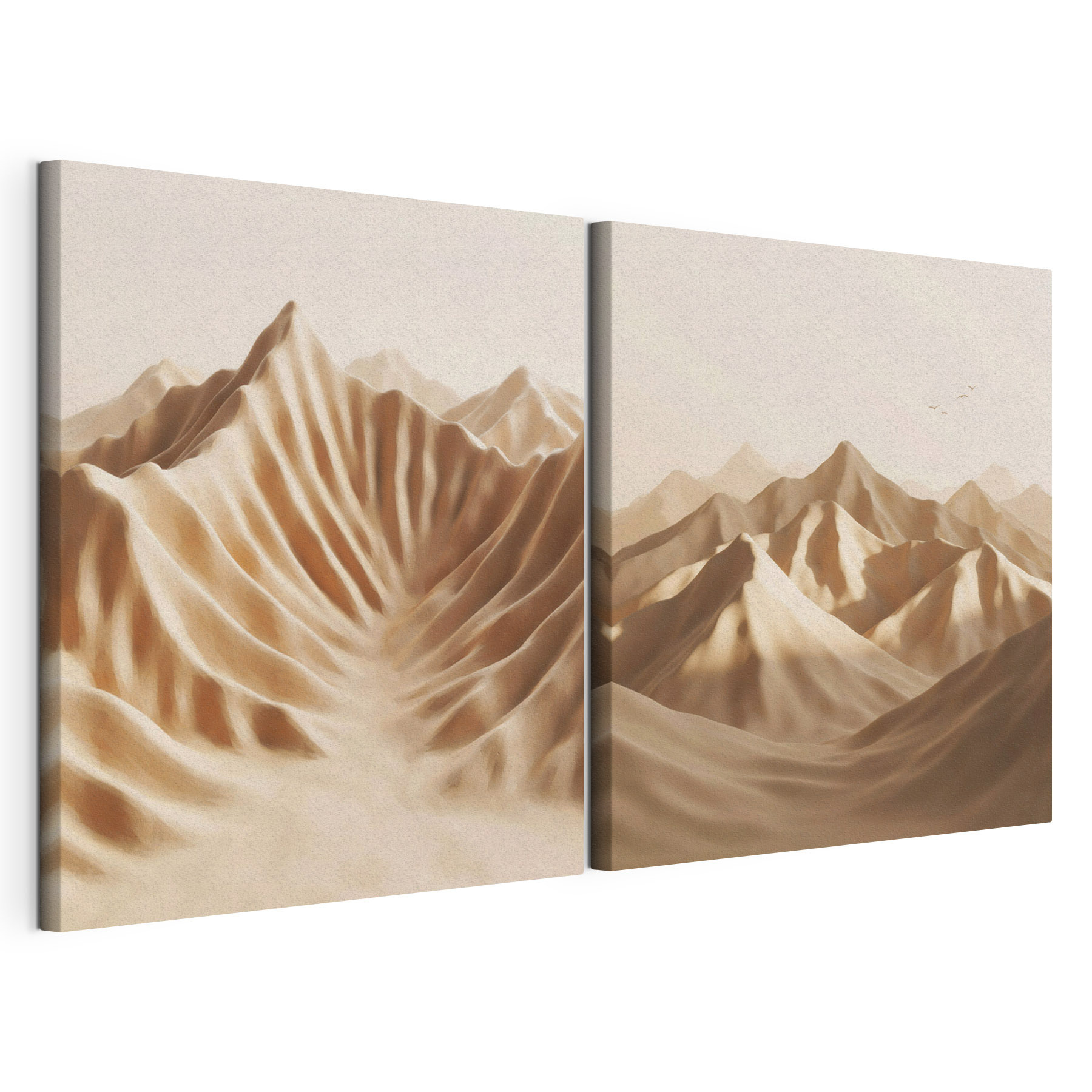 Mountain range with sand Mountain range with sand