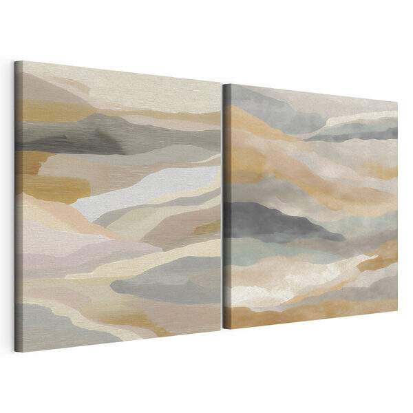 Impression sur toile modulaire Les teintes douces des paysages naturels