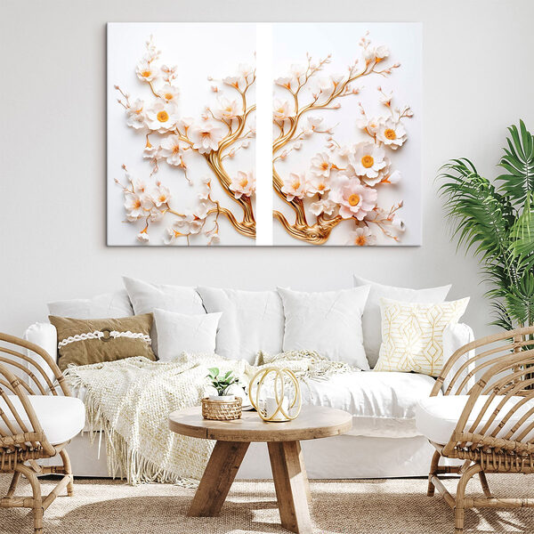 Whimsical blossoms in delicate artistry Whimsical blossoms in delicate artistry