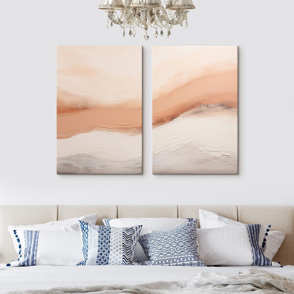 Soft hues blend in serene harmony Soft hues blend in serene harmony