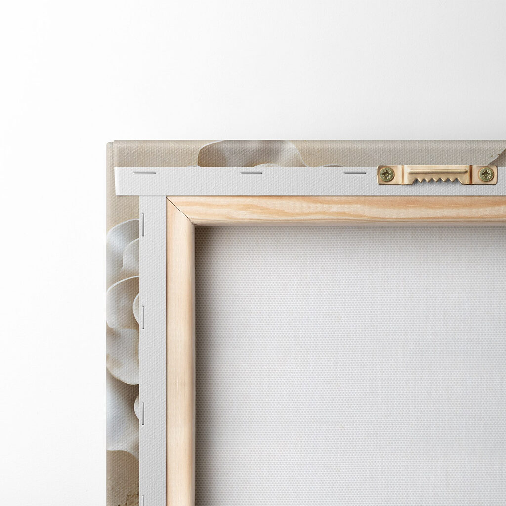 Impression sur toile modulaire Collage de fleurs sur une surface en marbre (UGS : m30755)