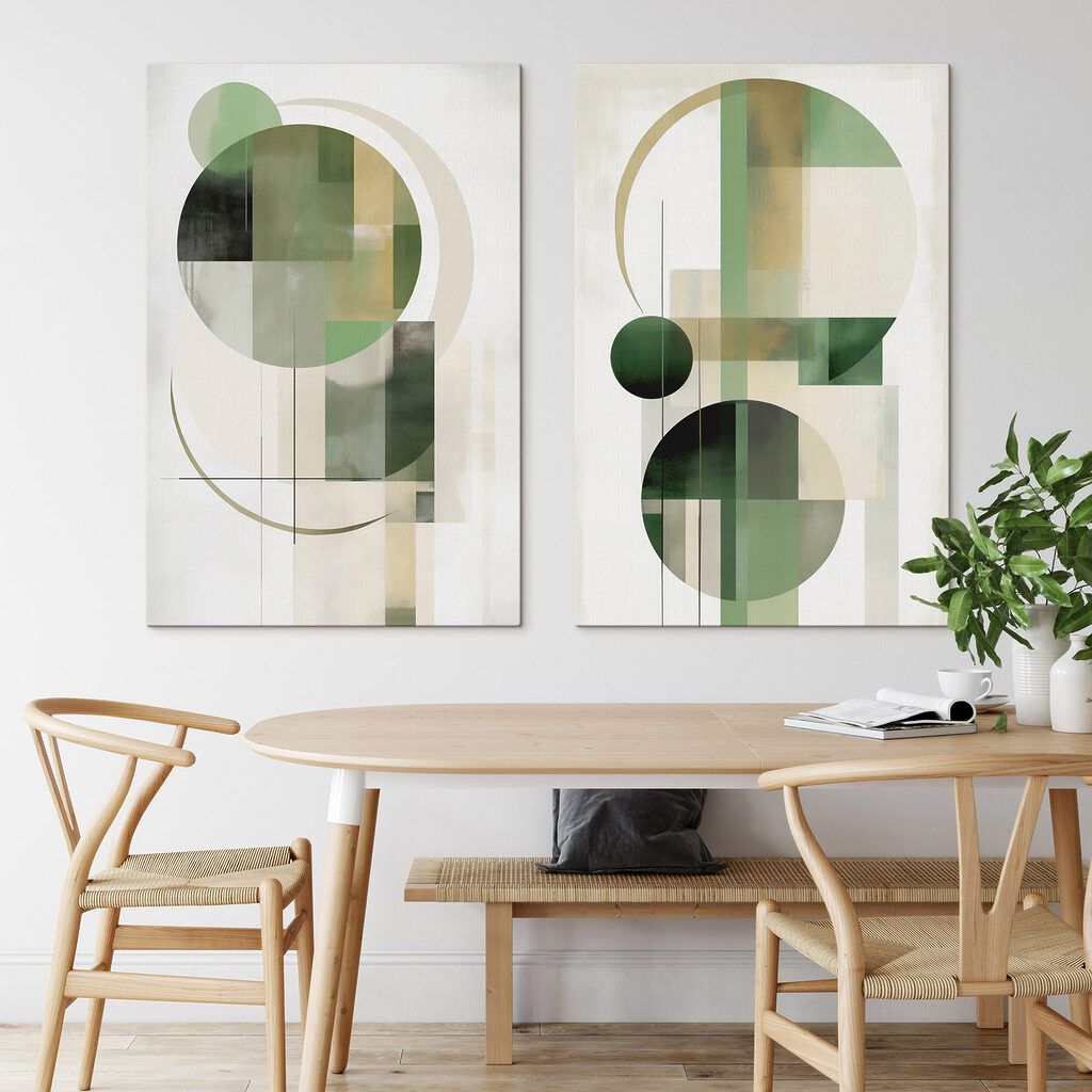 Pair of art pieces Pair of art pieces