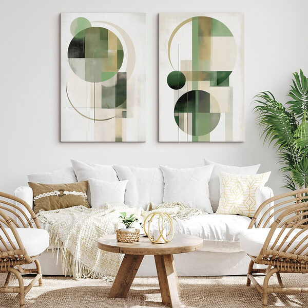 Pair of art pieces Pair of art pieces