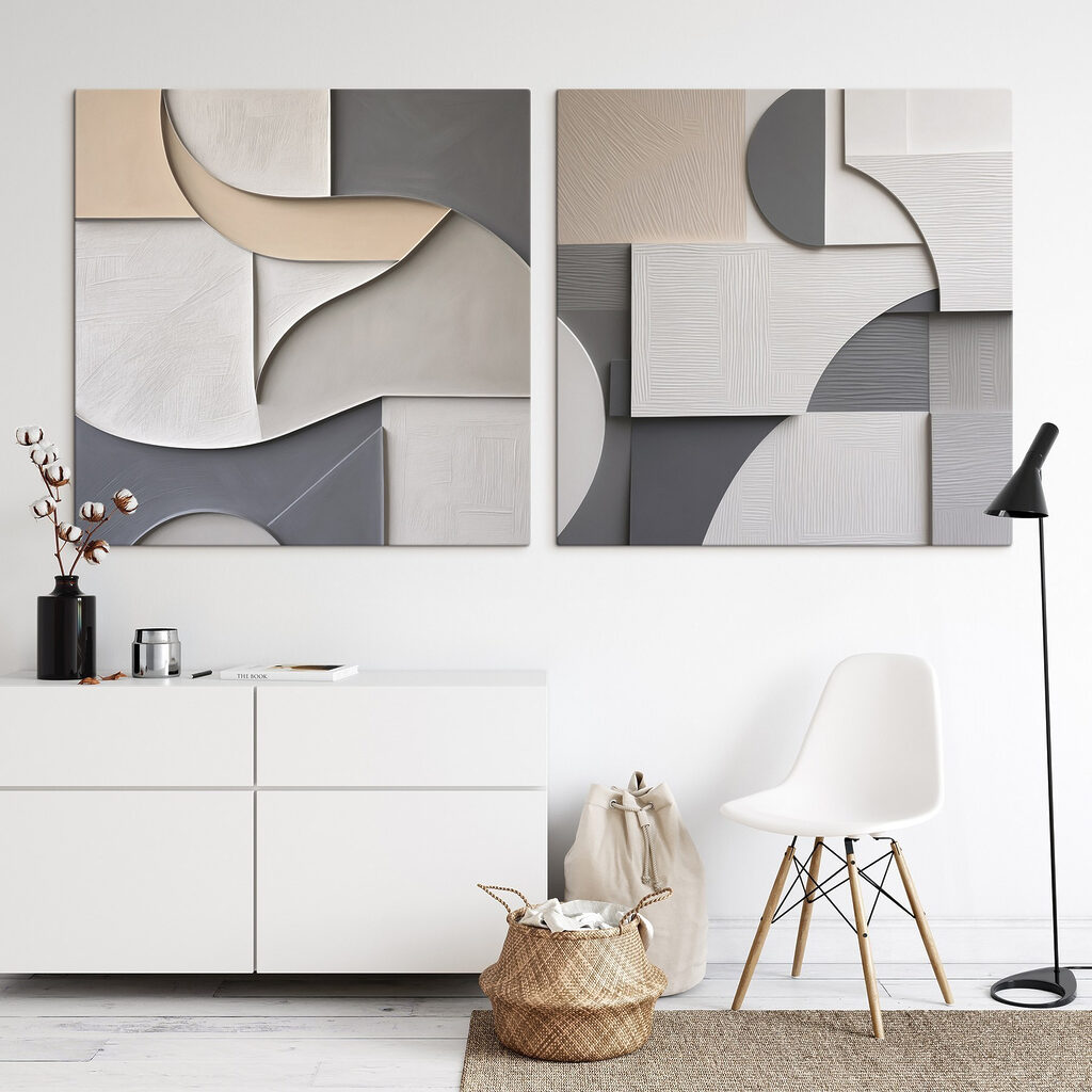 Abstract shapes in soothing colors Abstract shapes in soothing colors