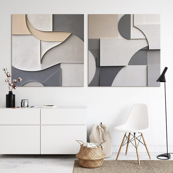 Abstract shapes in soothing colors Abstract shapes in soothing colors