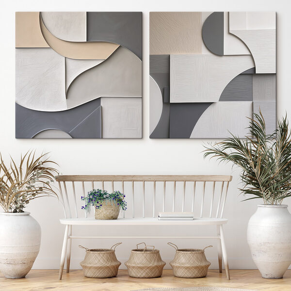 Abstract shapes in soothing colors Abstract shapes in soothing colors