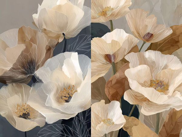 Collage of flowers Collage of flowers