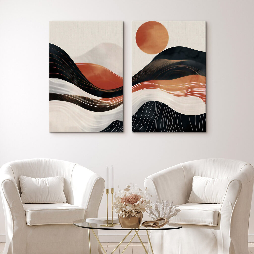 Painting of a landscape Painting of a landscape