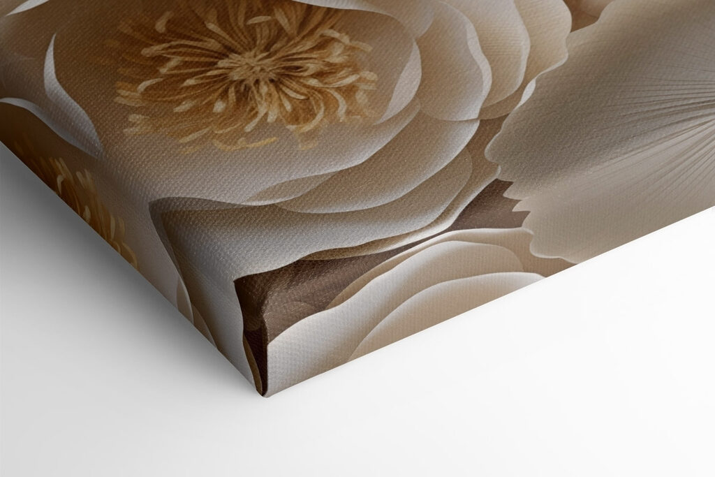 Collage of paper flowers Collage of paper flowers