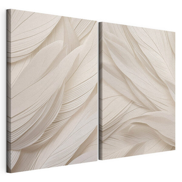 Impression sur toile modulaire De douces vagues d'une élégance raffinée