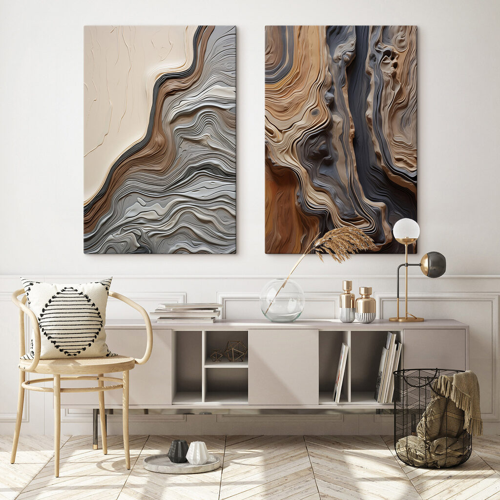 - Flowing lines in harmonious colors - Flowing lines in harmonious colors