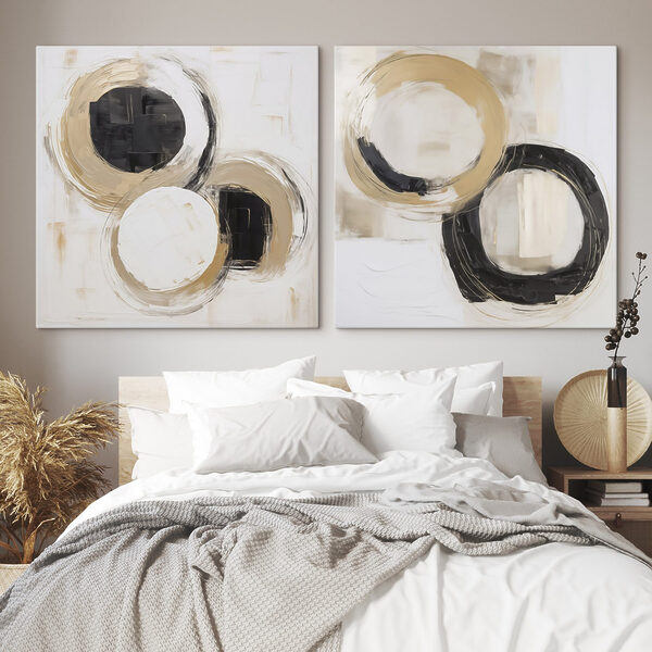 Painting of circles and circles Painting of circles and circles