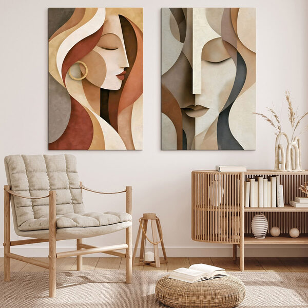 Artistic representation of feminine beauty Artistic representation of feminine beauty