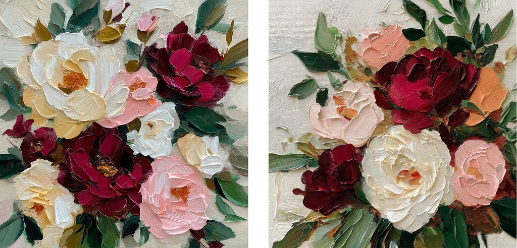 Blooming flowers in soft colors Blooming flowers in soft colors