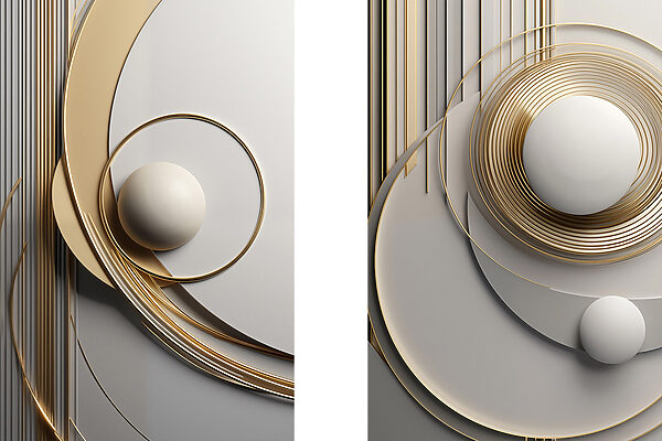 Elegant curves and spheres in harmony Elegant curves and spheres in harmony