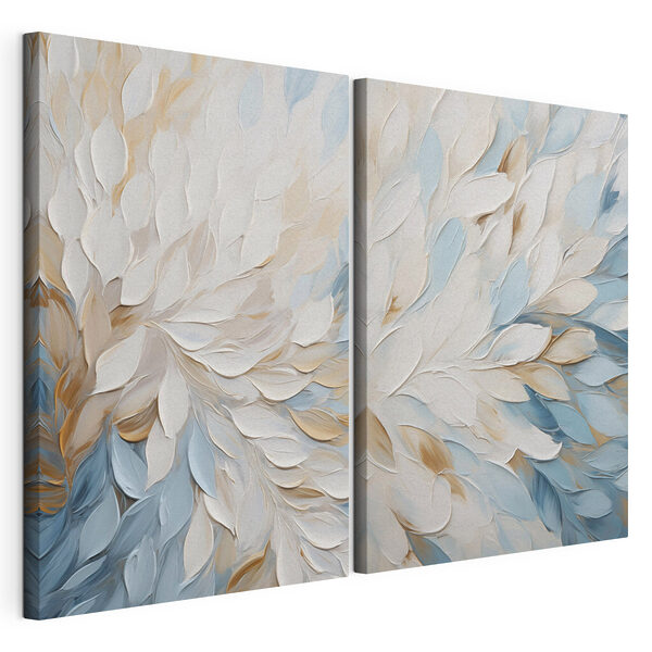 Les teintes douces de la palette de la nature Impression sur toile modulaire Les teintes douces de la palette de la nature