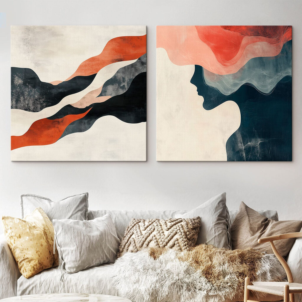 Two images of a woman's face Two images of a woman's face