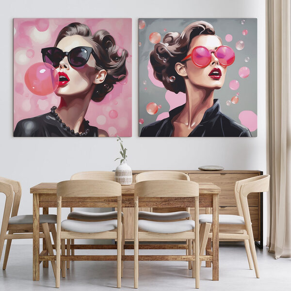 Collage of a woman wearing sunglasses Collage of a woman wearing sunglasses