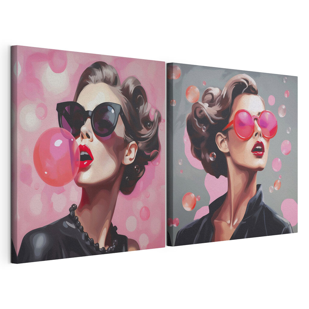 Collage of a woman wearing sunglasses Collage of a woman wearing sunglasses