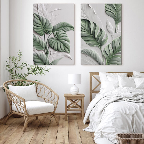 - Lush leaves in harmonious design - Lush leaves in harmonious design