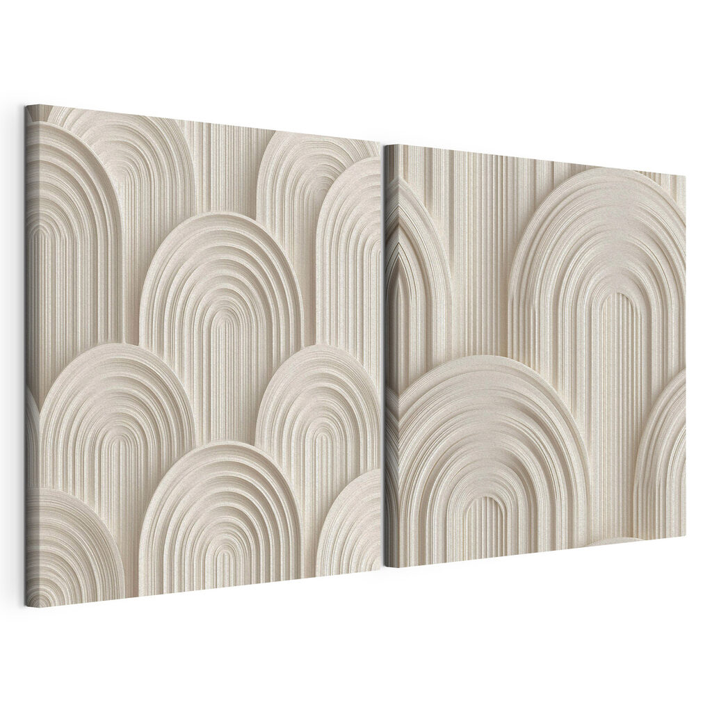 Soft curves in neutral tones Soft curves in neutral tones