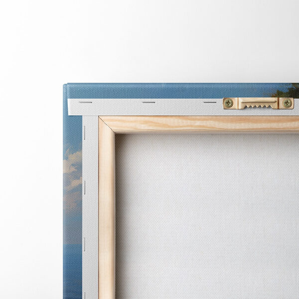 Painting of a sailboat in the ocean Painting of a sailboat in the ocean