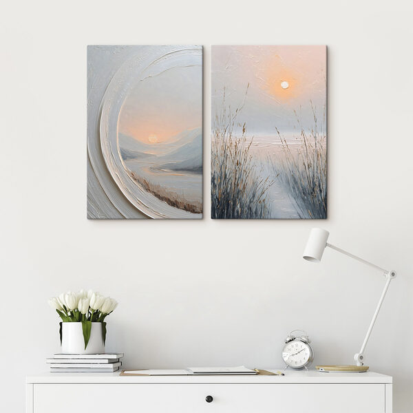 Painting of a landscape Painting of a landscape