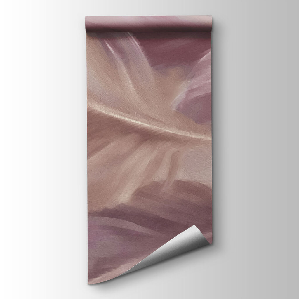 Delicate feathers in soft hues